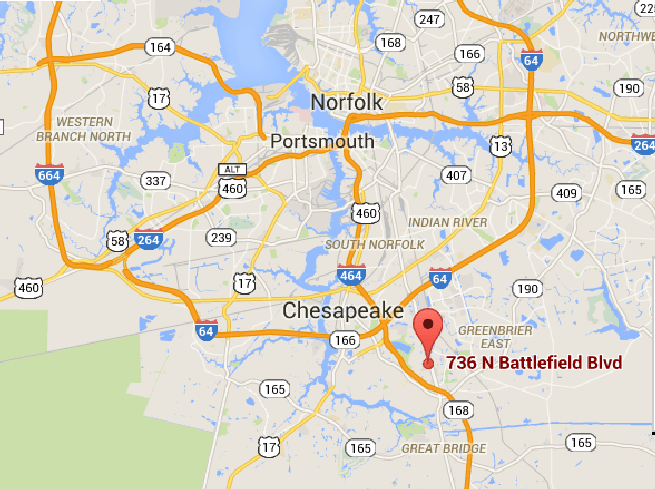 Chesapeake General Hopsital, 736 N Battlefield Blvd, Chesapeake, VA